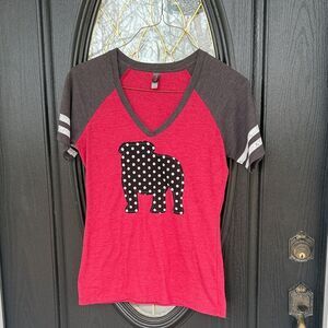 District Made Red and Black Tee - S - Great Condition